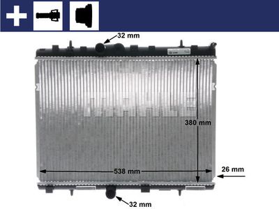 MAHLE CR 5 000S Крышка радиатора  для PEUGEOT  (Пежо 301)