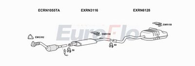 Układ wydechowy EUROFLO RNSCE206015