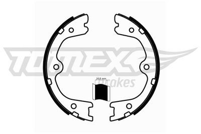 TOMEX Brakes Stabdžių trinkelių komplektas