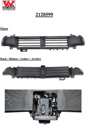 GRILA VENTILATIE BARA PROTECTIE VAN WEZEL 2120599 1
