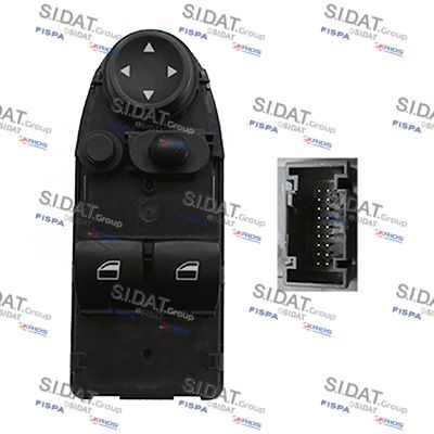 Выключатель, стеклолодъемник SIDAT 5.145201A2 для BMW 3