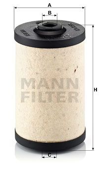 Топливный фильтр MANN-FILTER BFU 700 x для MERCEDES-BENZ HENSCHEL