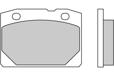 Комплект тормозных колодок, дисковый тормоз E.T.F. 12-0065 для LADA 1200-1600