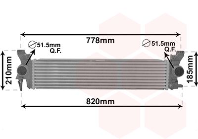 Интеркулер VAN WEZEL 30014704