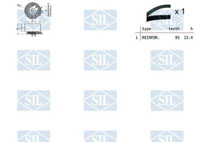 SET CUREA DE DISTRIBUTIE Saleri SIL TK1119 1