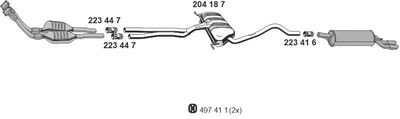 SISTEM DE ESAPAMENT ERNST 010617