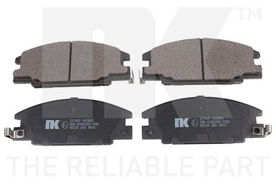 Комплект тормозных колодок, дисковый тормоз NK 221405 для OPEL CAMPO