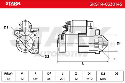 стартер STARK SKSTR-0330145
