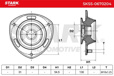 тампон на макферсън STARK SKSS-0670204