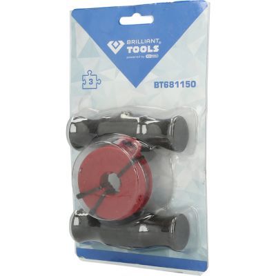 Brilliant Tools BT681150 Rukojeť s tažným drátem, 3dílná souprava