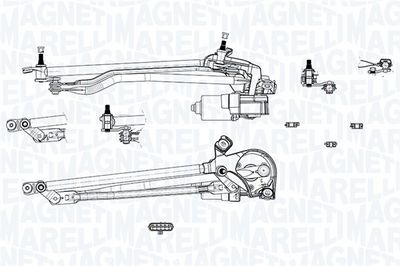 система за стъкломиене MAGNETI MARELLI 064351788010