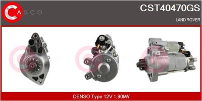 CASCO CST40470GS Стартер  для LAND ROVER RANGE ROVER IV (L405) 5.0 SCV8 4x4