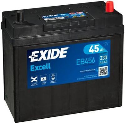 Стартерная аккумуляторная батарея EXIDE EB456 для HONDA CIVIC