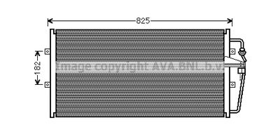 AVA QUALITY COOLING CT5033 Радиатор кондиционера  для CHEVROLET  (Шевроле Транс)