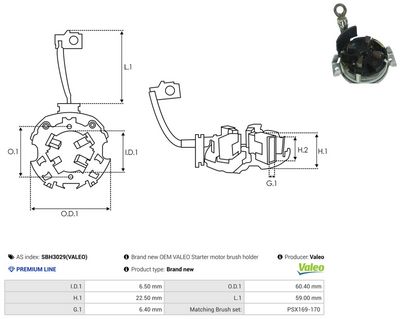 Vorschau Halter, Kohlebürsten Ansicht 2