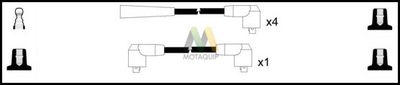 Комплект проводов зажигания MOTAQUIP LDRL1606 для RENAULT MASTER