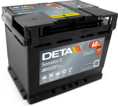 Стартерная аккумуляторная батарея DETA DA601 для PONTIAC SUNBIRD