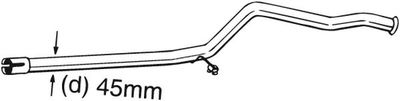 Zestaw naprawczy (rurowy), katalizator BOSAL 889-181