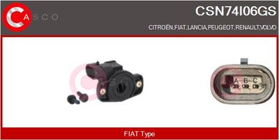 SENZOR POZITIE CLAPETA ACCELERATIE