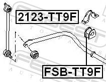 Mounting, stabiliser bar FSB-TT9F