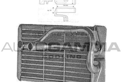 AUTOGAMMA 102466 Радиатор печки  для ROVER 600 (Ровер 600)