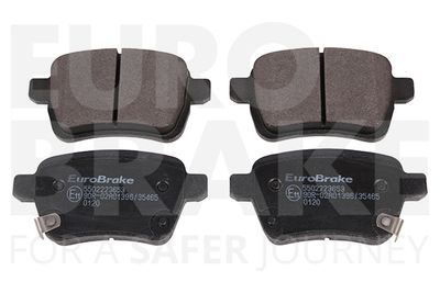 Комплект тормозных колодок, дисковый тормоз EUROBRAKE 5502223653 для FIAT TIPO