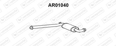 VENEPORTE AR01040 Глушитель выхлопных газов  для ALFA ROMEO 164 (164_) 2.0 T.S. (164.A2C, 164.A2L)