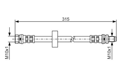 Brake Hose 1 987 476 601