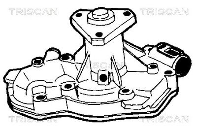 POMPă DE APă RăCIRE MOTOR TRISCAN 860025088 1