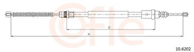 CABLU FRANA DE PARCARE COFLE 106202