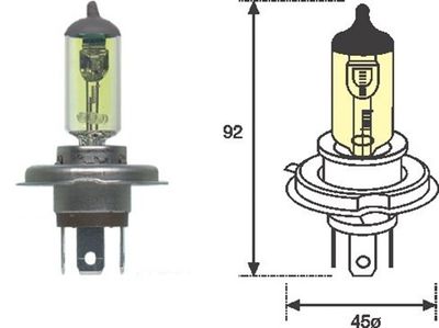 MAGNETI MARELLI Glühlampe, Fernscheinwerfer
