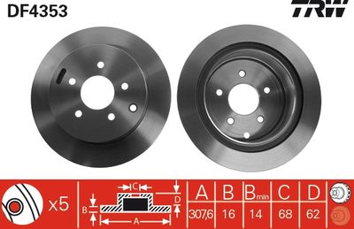 Brake Disc DF4353