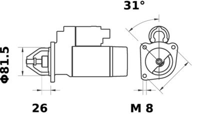STARTER MAHLE MS666 1