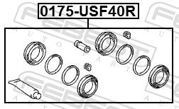 SET REPARATIE ETRIER FEBEST 0175USF40R 1