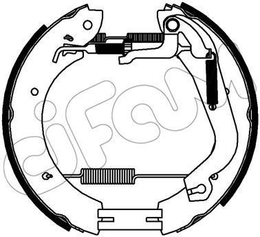 Комплект тормозных колодок CIFAM 151-358 для SSANGYONG RODIUS