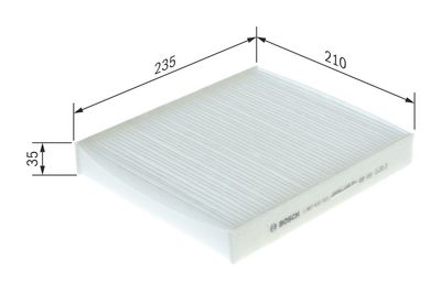 FILTER INNENRAUMLUFT BOSCH 1987432113 0