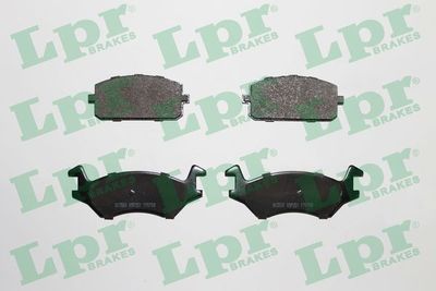 Комплект тормозных колодок, дисковый тормоз LPR 05P251 для TOYOTA STARLET