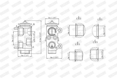 EXPANSIONSVENTIL KLIMAANLAGE WALKER WEX00029 6