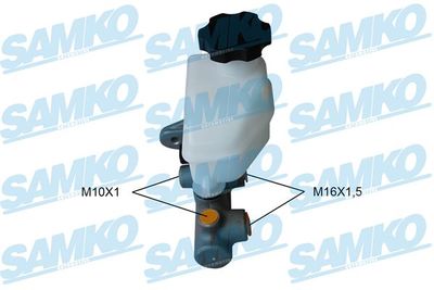 SAMKO P30794 Ремкомплект главного тормозного цилиндра  для HYUNDAI COUPE (Хендай Коупе)