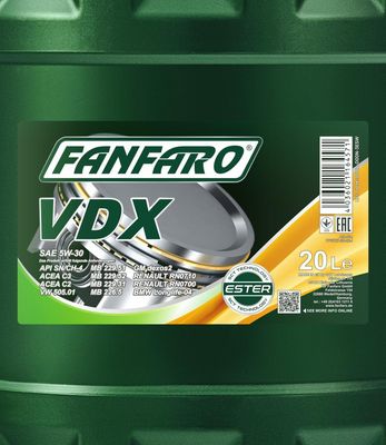 FANFARO - Motorový olej VDX 5W30 20L
