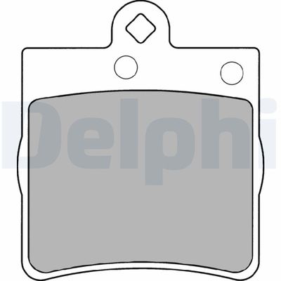 Комплект тормозных колодок, дисковый тормоз LP1403