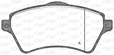 OPEN PARTS BPA0822.00 Тормозные колодки и сигнализаторы  для LAND ROVER FREELANDER I Soft Top (L314) 2.0 DI 4x4