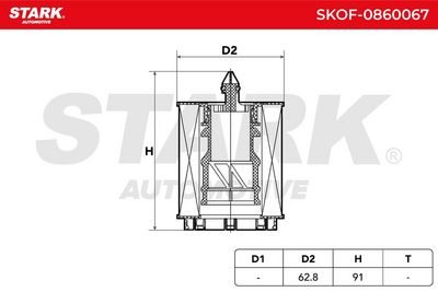 маслен филтър STARK SKOF-0860067