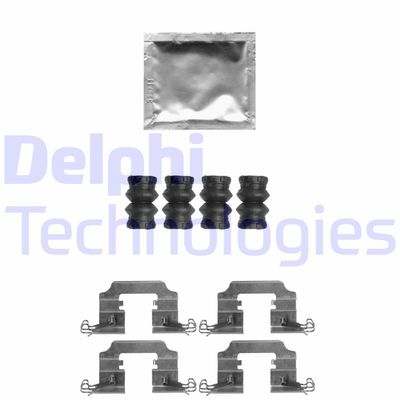 Комплектующие, колодки дискового тормоза DELPHI LX0650 для RENAULT TALISMAN