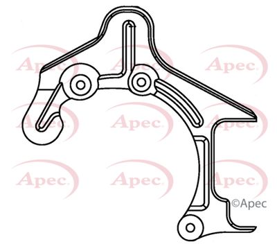 Splash Panel, brake disc APEC ASG1141