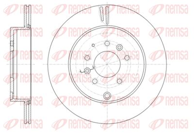 Тормозной диск REMSA 61402.10 для MAZDA CX-7