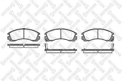 Комплект тормозных колодок, дисковый тормоз STELLOX 365 002-SX для MITSUBISHI GTO