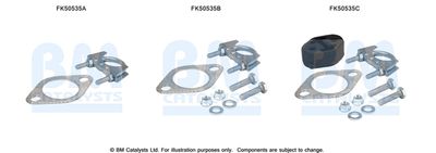Монтажен комплект, изпускателна тръба BM Catalysts FK50535