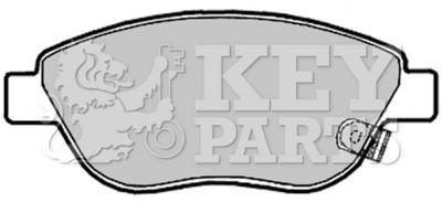 Комплект тормозных колодок, дисковый тормоз KEY PARTS KBP2028 для FIAT 500L
