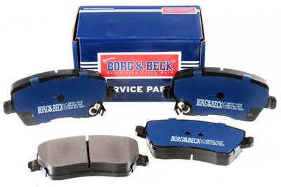 комплект спирачно феродо, дискови спирачки BORG & BECK BBP2297